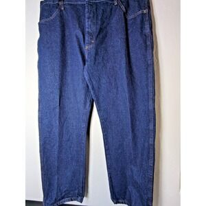 Rustler Jeans Men's 42 X 30 Dark Wash Straight Leg Stretch Western Ranch